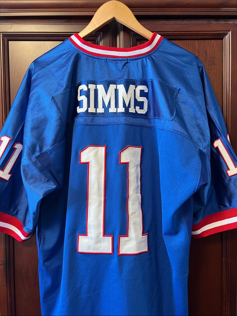 Vintage Rare Mitchell & Ness NY Giants QB Phil Simms MVP 2X Super Bowl Winner!